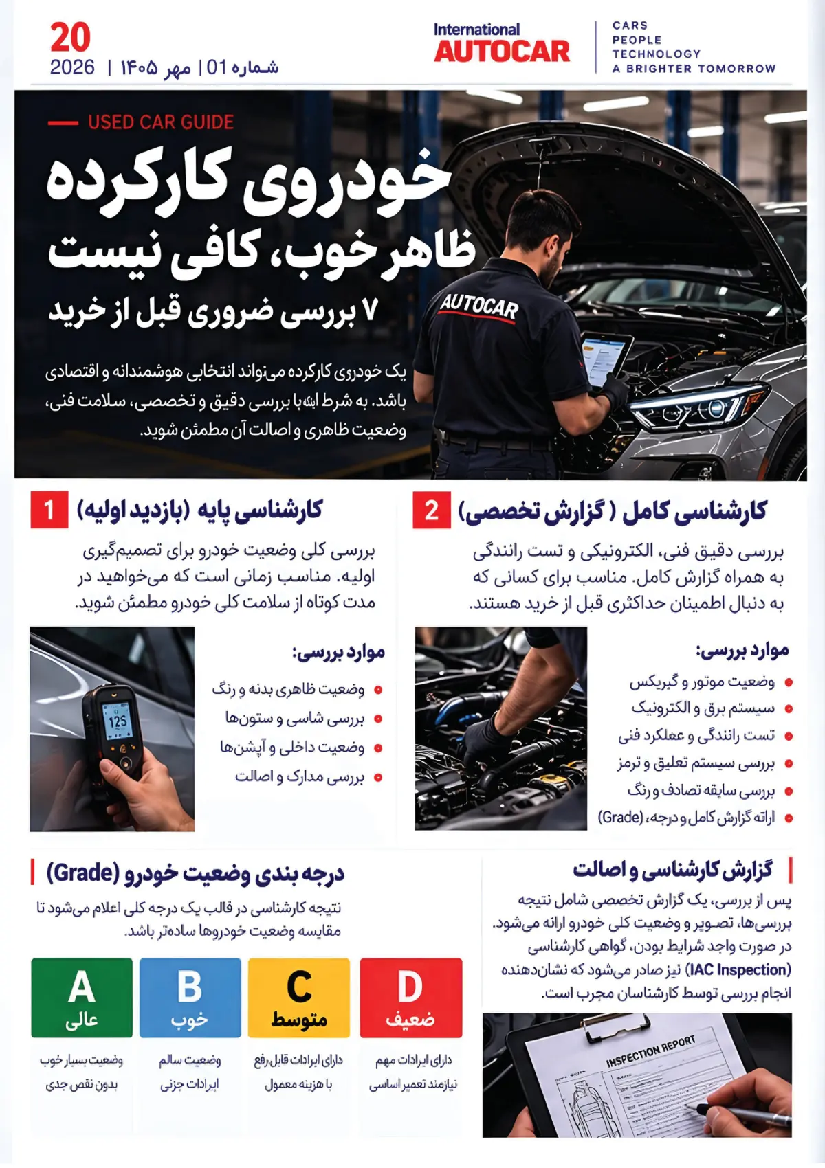 شماره‌ی ۱ — خودرو در حال تغییر است — صفحه‌ی ۲۰