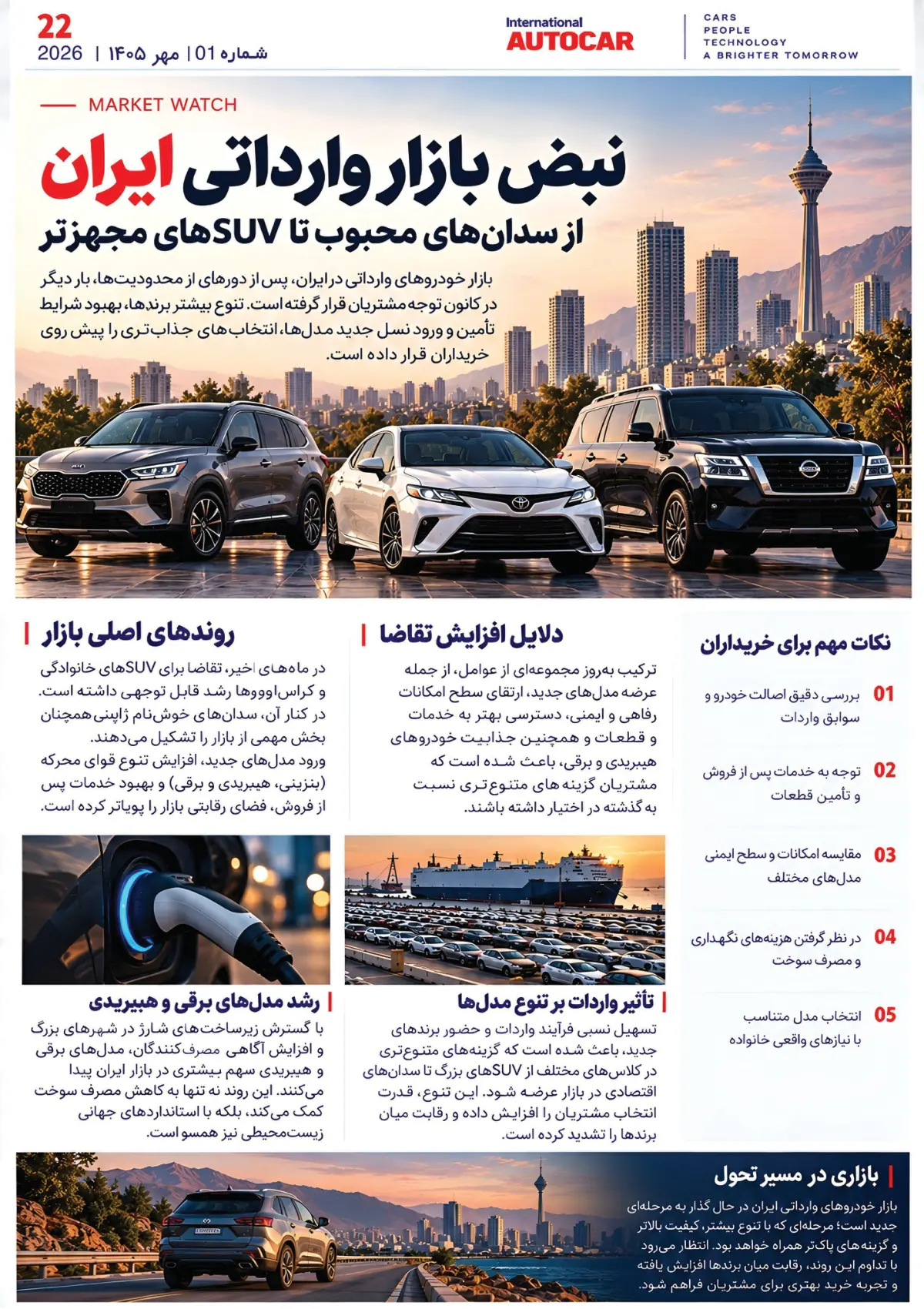 شماره‌ی ۱ — خودرو در حال تغییر است — صفحه‌ی ۲۲